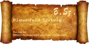 Bienenfeld Szilvia névjegykártya